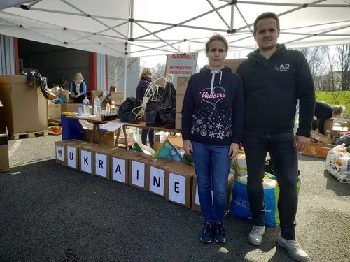 Segré. 60 palettes de dons partent pour l’Ukraine